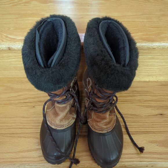 Sorel Boots Alpine Winter Handcrafted Insulted Liner Leather Upper Women's SZ 5 - Picture 2 of 10